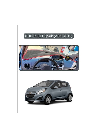 Chevrolet Spark 2009-2015 , Ravon R2,torpido Koruma Halısı Gri Kenar