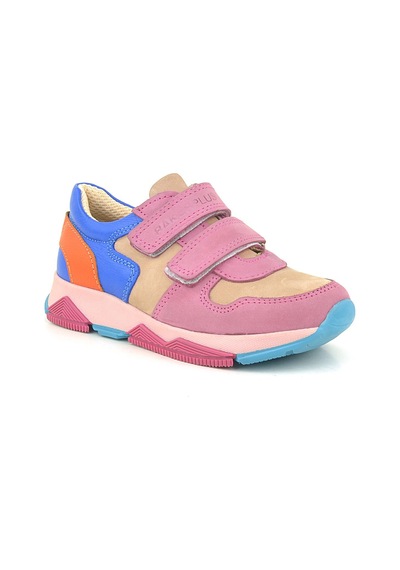 Rakerplus Hakiki Deri Pembe Çocuk Sneakers Spor Ayakkabı - 26 Pembe