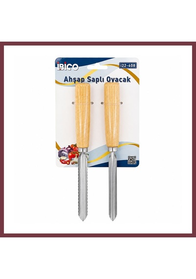 Storeşahin Ahşap Saplı Metal Oyacak 24cm Shn0720