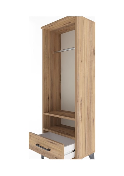 Arges Dolap 2 Raflı Tek Çekmeceli Tek Askılı 44x30x134 Çam-çam Atlas Çam Arges Dolap 2 Raflı Tek Çekmeceli Tek Askılı 44x30x134 Çam-çam Atlas Çam