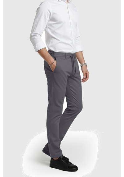 Deepsea Erkek Füme Likralı Gofre Kumaş Beli Lastikli İpli Slim Fit Günlük Pantolon 2600650 Füme Deepsea Erkek Füme Likralı Gofre Kumaş Beli Lastikli İpli Slim Fit Günlük Pantolon 2600650 Füme