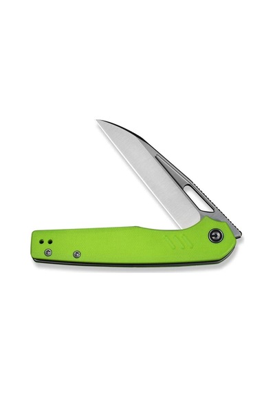 Civivi Guile Front Flipper & Thumb Hole Knife Green G10 Handle Satin Finished Kamp Çakı Yeşil