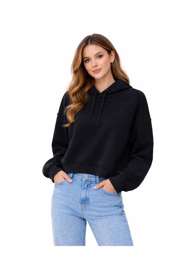 Bebuy Kapşonlu Sweatshirt Siyah