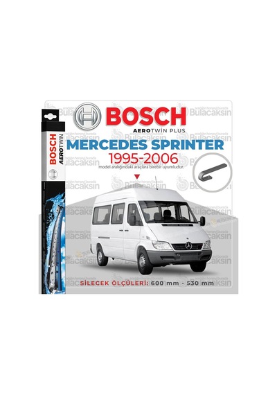 Mercedes Sprinter Muz Silecek Takımı 1995-2006 Bosch Aerotwin