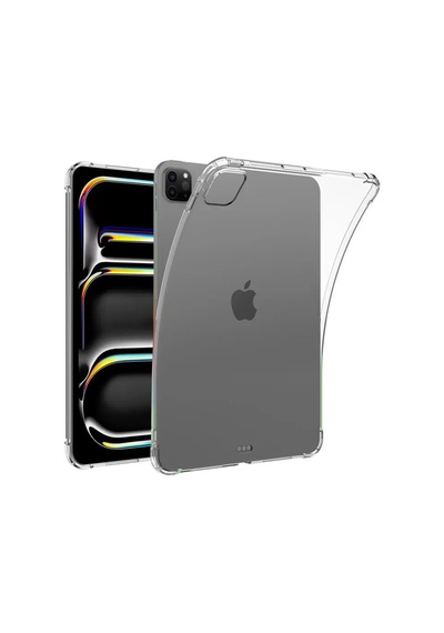 Newface Apple İpad Pro 11 2024 Kılıf Shock Tablet Silikon - Şeffaf