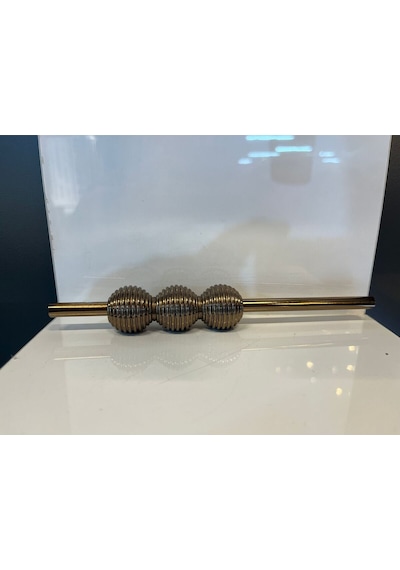 Petra Çizgili Metal Kulp 32mm Bronz Dolap Kapak Tv Ünite Modern Çekmece Mobilya Kulbu Komidin Bronz