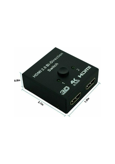 4K Hdmi Çoklayıcı Çoğaltıcı 2 Yönlü Splitter Switch MG-2162