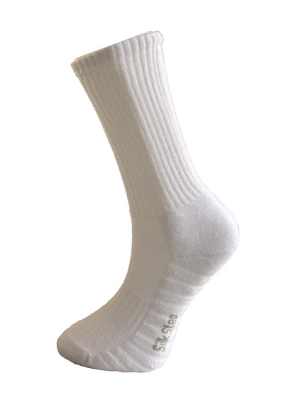 Silk Step Fit Line 4'lü Beyaz, Erkek Ve Kadın Spor Çorabı , Active - Fonksiyonel 4çift Beyaz Beyaz