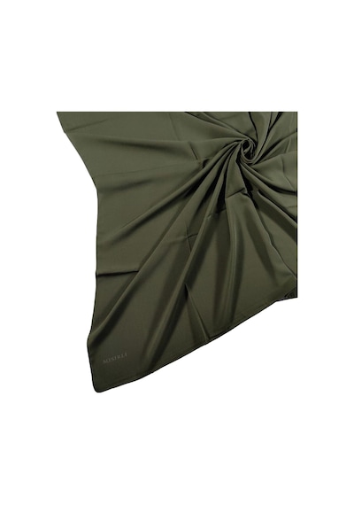 Mim Eşarp Mısırlı Eşarpları Medine Ipeği Büyük Boy Eşarp 110x110 Cm Haki