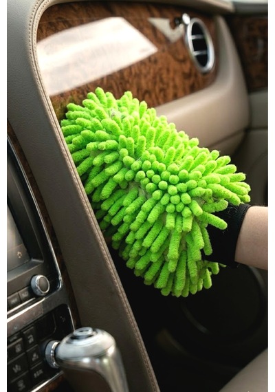 Myclean Mikrofiber Araba Yıkama Eldiveni Makarna Eldiven