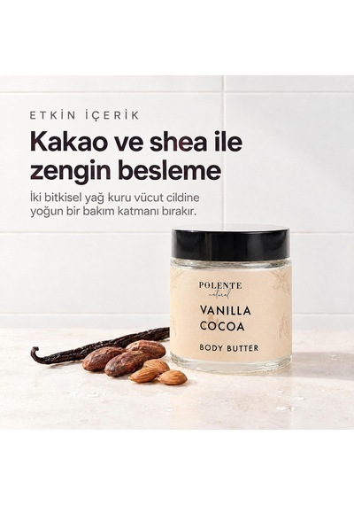 Vanilya & Kakao Body Butter, Vücut Nemlendirici, 100 Ml