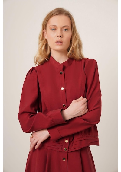 Ftz Women Kadın Modal Etekli Takım Bordo 31174 Bordo