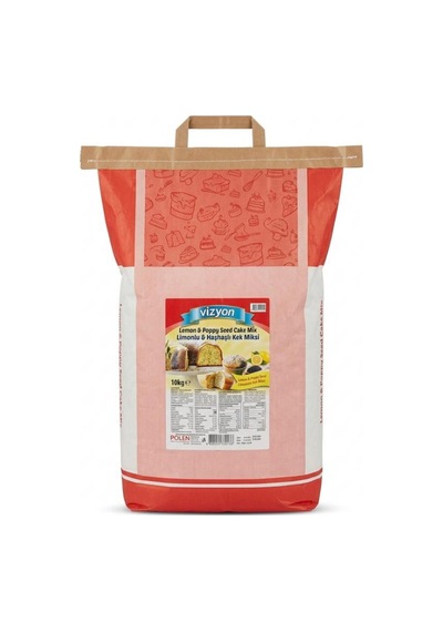 Vizyon Limonlu Haşhaşlı Kek Miksi 10 Kg.