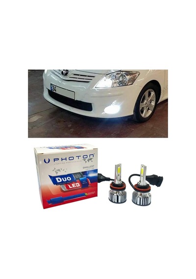 Toyota Auris Led Xenon Uzun Far Ampulü Hb3 Duo Yeni Seri Beyaz 2006-2012