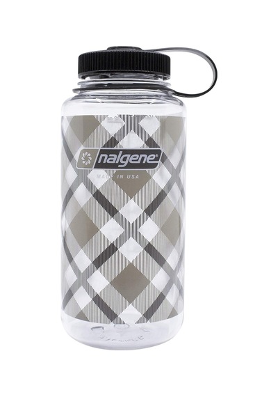 Nalgene Unisex Yetişkin Wh Içecek Şişesi, Bej, Kareli, 1 L Çok Renkli