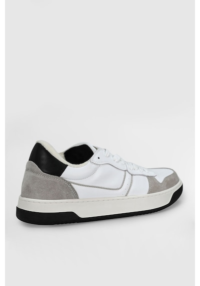 Lufian Jack Erkek Deri Sneaker Ayakkabı Beyaz Beyaz 112230229100500 Beyaz