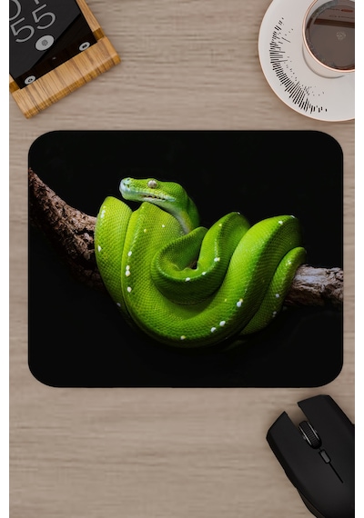 Yılan Kaymaz Dikişli Kauçuk Oyuncu Mousepad V4 - 22x18 Gaming Mouse Pad Fare Altlığı