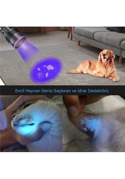 90w 365nm Profesyonel Ultra Güçlü Mor Uv Işık Para Kontrol Fen...