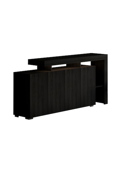 İnarch Dizayn Beliz Led Işıklı Modern Konsol 170 Cm, 4 Kapaklı Ve İç Raflı Depolama, Tasarım Siyah İnarch Dizayn Beliz Led Işıklı Modern Konsol 170 Cm, 4 Kapaklı Ve İç Raflı Depolama, Tasarım Siyah