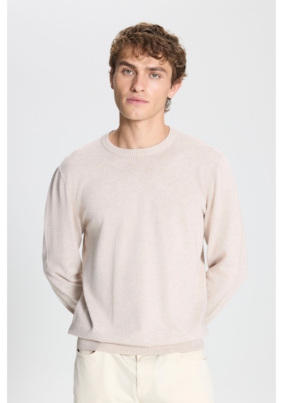 AC&Co / Altınyıldız Classics Erkek Bej Melanj Standart Fit Normal Kesim Bisiklet Yaka Triko Kazak Bej Melanj AC&Co / Altınyıldız Classics Erkek Bej Melanj Standart Fit Normal Kesim Bisiklet Yaka Triko Kazak Bej Melanj