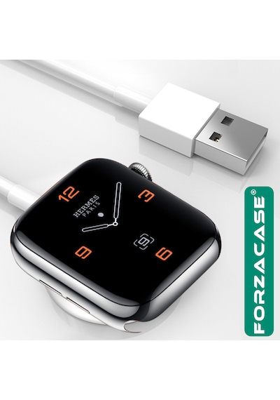 Forzacase Apple Uyumlu  Watch Se 3 40mm Ve 44mm İle Usb Manyetik Şarj Kablosu 1 Metre - Fc017