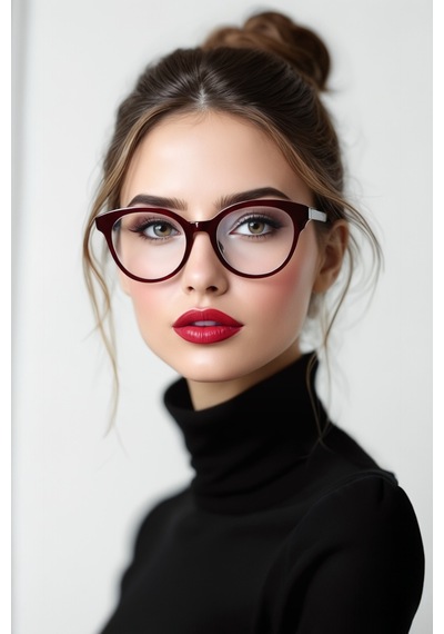 Habeq Cat Eye Blue Block Mavi Işık Korumalı Gözlük Optik Uyumlu Çok Renkli