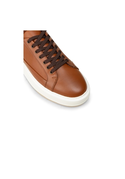 Deery Erkek Taba Renk Hakiki Deri Sneaker Ayakkabı - E4482mtbac01