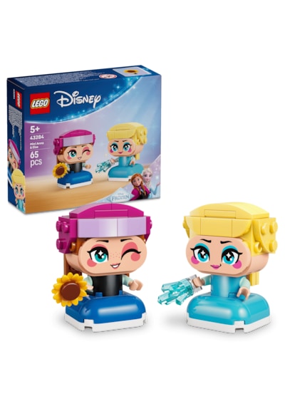 LEGO®  ǀ Disney Princess Karlar Ülkesi Mini Anna ve Elsa 43284 -5 Yaş ve Üzeri Çocuklar için Yaratıcı Oyuncak Yapım Seti (65 Parça)