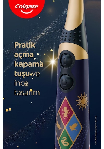 Colgate Harry Potter Çocuk Pilli Diş Fırçası, Çocuk Diş Macunu 50 Ml