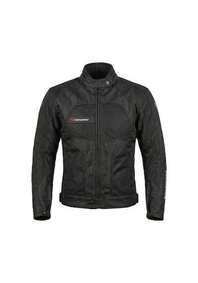 Venom Motosiklet Montu 4 Mevsim Dynamic Erkek Black Motorcu Mont