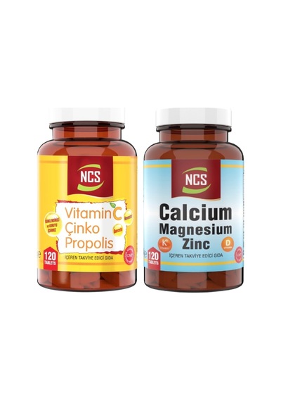 Vitamin C Çinko Propolis 120 Tablet Kalsiyum 120 Tablet Çinko