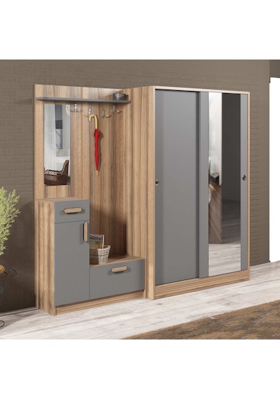 Abre Vm-36300 Antrasit Vestiyer Portmanto Diğer