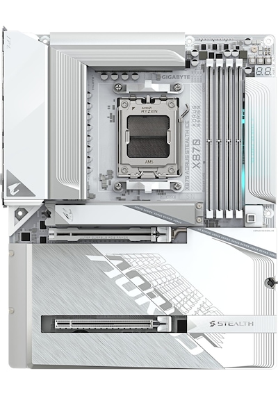 Gigabyte X870 Aorus Stealth Ice Am5 Ddr5 8200mhz Oc Atx Gaming Aaaa11gıg0052