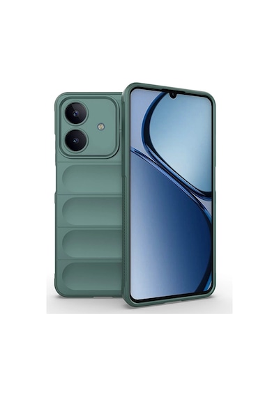 Realme C63 Kılıf Esnek Tpu Oyuklu Arka Yüzey Tasarımlı Zore Etnik Silikon Kapak