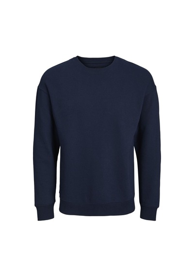 Jack & Jones Plus Sweatshirt Plus Einfarbig Sweatshirt Navy Blazer