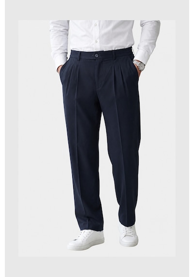 Deep Sea Deepsea Lacivert Baggy Fit Pileli Kumaş Pantolon Likralı, Beli Lastikli Rahat Kesim Erkek Pantolon 2600920 Deep Sea Deepsea Lacivert Baggy Fit Pileli Kumaş Pantolon Likralı, Beli Lastikli Rahat Kesim Erkek Pantolon 2600920