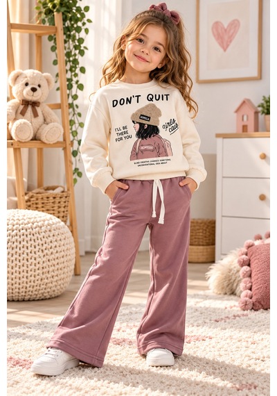 Uğur Bebe %100 Pamuk 3 İplik Şardonsuz Kız Çocuk Eşofman Takımı Vizon Renk İspanyol Paça Alt Rahat Spor Set, Günlük Şık Kombin Ekru Vizon Ekru Vizon Uğur Bebe %100 Pamuk 3 İplik Şardonsuz Kız Çocuk Eşofman Takımı Vizon Renk İspanyol Paça Alt Rahat Spor Set, Günlük Şık Kombin Ekru Vizon Ekru Vizon