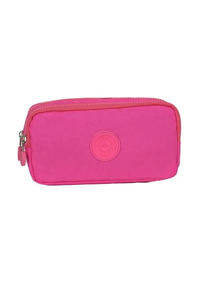 Pippa Yogi İki Gözlü Kız Çocuk Pembe Krinkıl Kumaş Kalem Çantası/kalemlik - Kk975-6 Çok Renkli