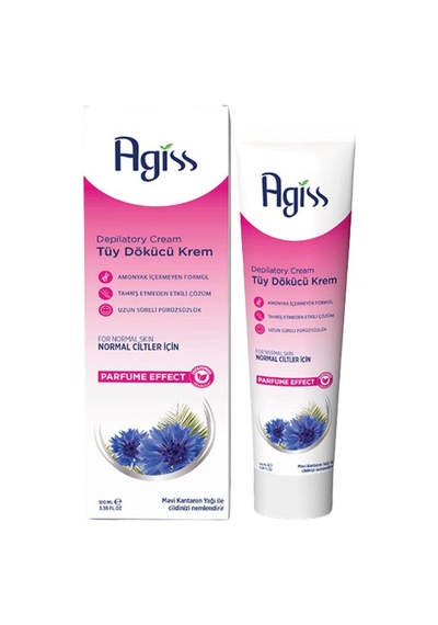 Agiss Normal Ciltler İçin Mavi Kantaron Yağlı Tüy Dökücü Krem 100 ML