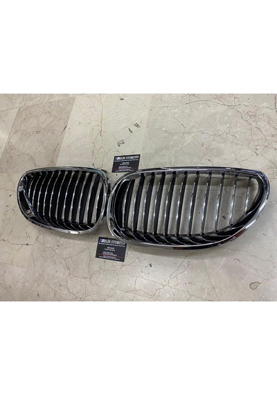 Bmw E60 Komple Krom Panjur Böbrek Takimi 561019622