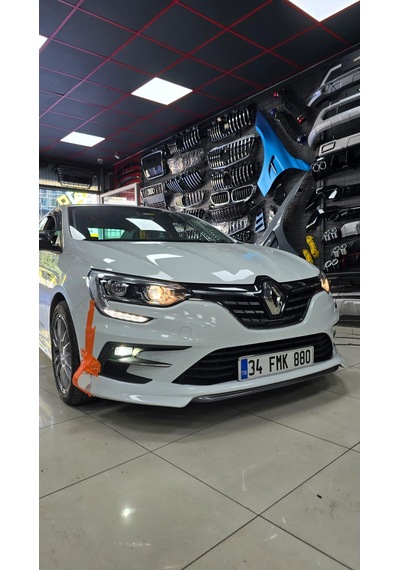 Megane 4 Ön Karlık Tampon Eki Plastik Boyasız