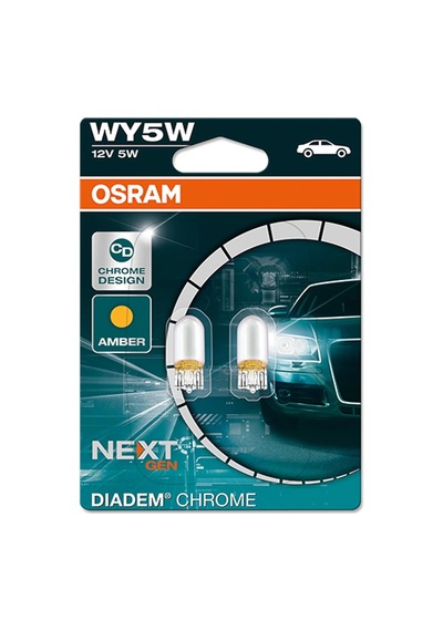 Osram T10 Wy5w 12v 5w Dipsiz Krom Diadem Diğer
