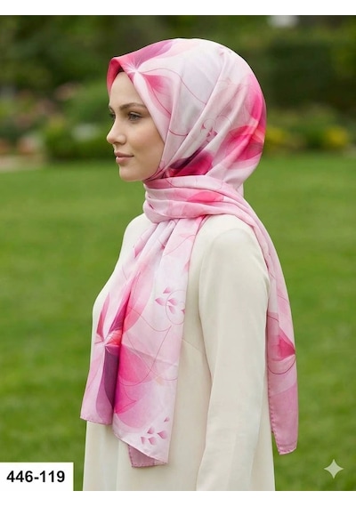 Buqle Dijital Desenli Soft Şal 446-119 Çok Renkli