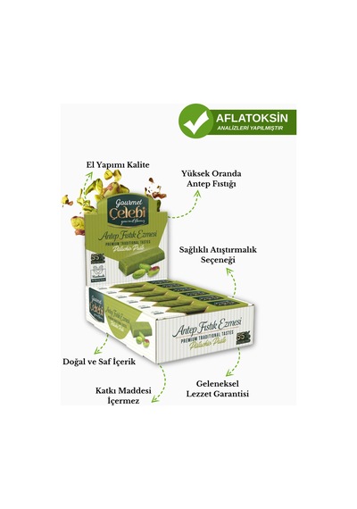 30gr Sargılı Antep Fıstık Ezmesi 30 Gr X 12 Adet