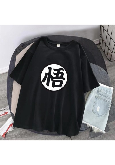 Pisa Art Dragon Ball Z Siyah Unisex Oversize T-shirt Rsts2265 Siyah