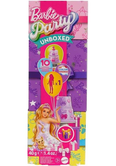 Barbie Party Unboxed Köpeğimin Doğum Günü Serisi Jfg68