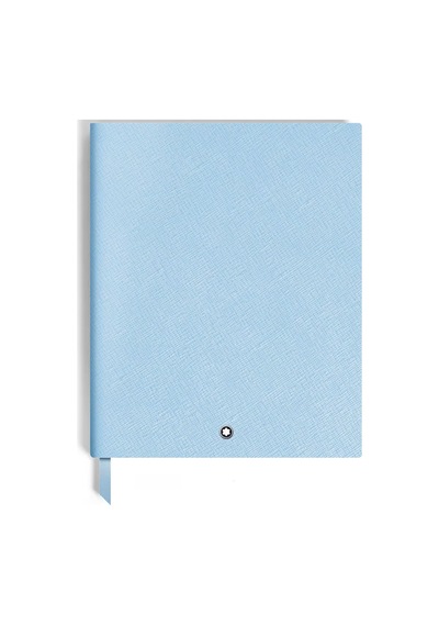 Montblanc Saffiano Deri Açık Mavi Büyük Boy Defter 135030