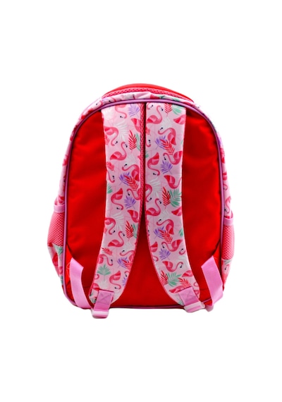 Muggle 2 Bölmeli Flamingo Pembe Okul Sırt Çantası Mu-7211