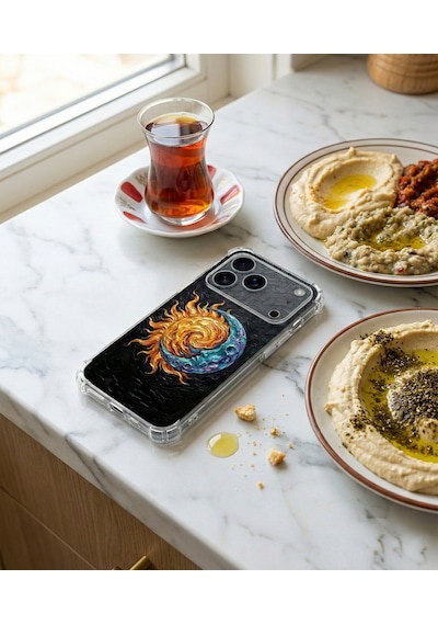 Printify Infinix Note 50 Pro İle Uyumlu Şeffaf Silikon Kılıf Uv Baskılı Esnek Tpu Kapak Sıcak Ve Soğuk No4