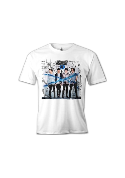 5 Seconds Of Summer Beyaz Erkek Tshirt